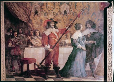 The Court Ball (detail) by Abraham Bosse